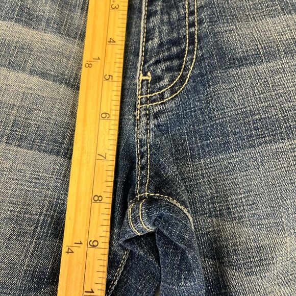 Vintage G-Unit Jeans Women 7 Capri Cropped Mid Rise Stretch Embroidered Y2K - Picture 6 of 7